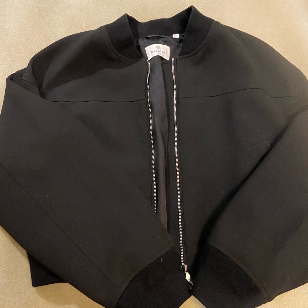 Babaton Black Bomber Jacket